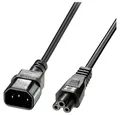 Produktbild: Lindy LINDY Strom Anschlusskabel [1x IEC-Stecker - 1x IEC-Stecker] 2 m Schwa Stromkabel, (200.00 cm)