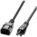 Produktbild: LINDY Strom Anschlusskabel [1x IEC-Stecker - 1x IEC-Stecker] 2 m Schwarz