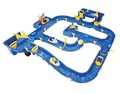Produktbild: BIG - Waterplay Amsterdam - Wasserbahn blau, 175 x 143 x 27cm große Bahn, mit 4 Booten, Wasserflugzeug und 3 Spielfiguren, 2 Schleusen, Wasserpumpe und Hafenbecken, ab 3 Jahren