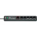Produktbild: Brennenstuhl 1159490966 Main/Follow-Steckdosenleiste 5fach Anthrazit Schutzkontakt 1 St.