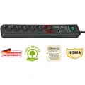 Produktbild: Brennenstuhl 1159490966 Secure-Tec -Steckdosenleiste - schwarz