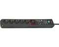 Produktbild: Brennenstuhl Steckdosenleiste 6-fach Secure-Tec mit Überspannungsschutz anthrazi