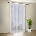 Produktbild: Happy Home Products Rollo Milena transparent in weiß (BxH) 450x150 cm