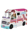Produktbild: Barbie Emergency Vehicle Transforming Ambulance and Care Clinic with 20+ Pieces