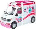 Produktbild: Barbie Spielzeug-Krankenwagen 2-in-1-Krankenwagen und Klinik-Spielset