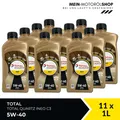 Produktbild: Total Quartz Ineo C3 5W-40 MB 229.51 VW ACEA C3 Motoröl 11x1 Liter = 11 Liter