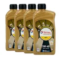Produktbild: TOTAL Quartz Ineo C3 SAE 5W-40 Motorenöl MB 229.51 VW 505 00, 4x1 Liter