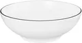 Produktbild: Seltmann Weiden Dessertschale Lido Black Line, Porzellan, (1-tlg), Dessertschale rund 15 cm
