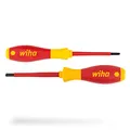 Produktbild: Wiha Schraubendreher Set 2-teilig Elektriker VDE geprüft, isoliert 1.000 V (32281) I Profi Schraubenzieher Set Kreuzschlitz I Elektriker Werkzeug