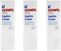 Produktbild: Gehwol med Lipidro Creme 3x 125ml Fußpflege Fußcreme mit Urea