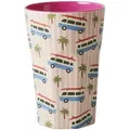 Produktbild: RICE Becher - Pink Cars Print, 250 ml, Melamine, Größe: Hoch
