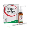 Produktbild: ALOPEXY 5% Lösung zur Anwendung auf der Haut 3X60 ml gegen anlagebedingten Haarausfall