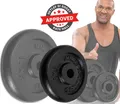 Produktbild: 2x5 Kg Hantelscheiben Gewichte Gewichtsscheiben Gusseisen Fitness Scheiben Ø30mm