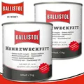 Produktbild: Ballistol 2 x 1 kg Mehrzweckfett Eimer Lithiumseifenfett