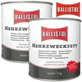 Produktbild: 2x Ballistol Mehrzweckfett Multifunktion Schmierung Universal Fett Eimer 1kg