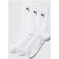 Produktbild: PUMA Sportsocken im 3er-Pack in Weiss, Größe 43-46