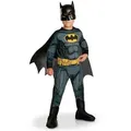 Produktbild: Rubie ́s Kostüm Mutiges Batman-Kinderkostüm Justice League schwarz-gelb schwarz 92/104 (3-4 Jahre)