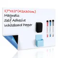 Produktbild: CUHIOY Whiteboard Folie Magnetisch Selbstklebend A3 für Jede Glatte Oberfläche, Mit Neuer Schmutzabweisender Technologie, Einkaufsliste Kühlschrank, Notiztafel Büro, Inkl 3 Whiteboard-Stiften