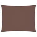 Produktbild: vidaXL Sonnensegel, Sonnenschutz Wasserfest Rechteckig, UV Schutz Sichtschutz für Terrasse Balkon Garten, Windschutz Regenschutz, Braun Oxford-Gewebe