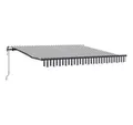 Produktbild: vidaXL Markise Markise Automatisch Anthrazit und Weiß 300x250 cm (1-St)