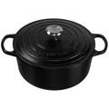 Produktbild: Le Creuset Signature Bräter rund 26 cm schwarz