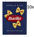 Produktbild: 10x Pasta Barilla Farfalle Nr. 265 italienisch Nudeln 500 g pack