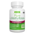 Produktbild: Igennus Reines Methyl Folat 400 µg, 180 Tabletten, methylierte Folsäure Form 5-MTHF (Vitamin B9), vegan, in der Schwangerschaft geeignet, Clean Label, einmal täglich, Vorrat für 6 Monate