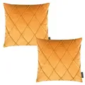 Produktbild: Magma Heimtexx Kissenhülle, Gold, Textil, Rauten, Quadratisch, 50x50 cm, Wohntextilien, Bezüge, Kissenbezüge