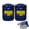 Produktbild: 2x 20 Liter MANNOL Getriebeöl Dexron VI Automatikgetriebeöl inkl. Auslaufhahn