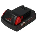 Produktbild: vhbw Akku kompatibel mit Milwaukee 2646-22CT, 2646-21CT, 2646-20, 2650, 2650-22, 2650-21, 2645-22, 2650-M18, 2650-20 Werkzeug (2000 mAh, Li-Ion, 18 V)