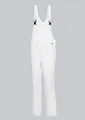 Produktbild: BP 1675-558-21-Ln Unisex Latzhose, mit Gummizug in der Taille, 245,00 g/m² Stoffmischung, weiß, Ln