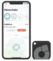 Produktbild: musegear Schlüsselfinder Recharge - schwarz I aufladbar I mit Bluetooth App aus Deutschland I Maximaler Datenschutz I Für iOS & Android I Schlüssel Finden