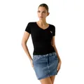 Produktbild: GUESS Woman's T-Shirt Slim FIT T-Shirts SS VN MINI Triangle Tee L