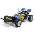 Produktbild: Tamiya 58710 1:10 RC Hotshot II Blockhead Motors - ferngesteuertes Auto, RC Fahrzeug, Modellbau, Bausatz zum Zusammenbauen, Hobby, Basteln, Hellblau