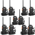 Produktbild: Retevis RT24 Walkie Talkie, Funkgerät Professional für Erwachsene, PMR446 Funkgeräte Lizenzfrei, 16 Kanäle CTCSS/DCS, Walkie-Talkie mit Headset für Gewerbe, Schule (10 Stück, Schwarz)
