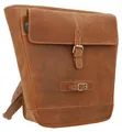 Produktbild: Gusti Gepäckträgertasche Leder - Carmine P. 2-in-1 Fahrradtasche Fahrradrucksack Rucksack & Gepäckträgertasche Echtes Leder Braun