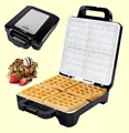 Produktbild: WAFFELEISEN für BELGISCHE WAFFELN XLC mit KERAMIKPLATTEN THERMOSTAT   SYNTROX