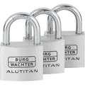 Produktbild: Burg Wächter Vorhängeschloss Burg Wächter Vorhängeschloss-Set Trio 770 40 SB silberfarben
