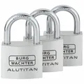 Produktbild: Burg Waechter - Vorhangschloss-Set Alu Titan Trio 770 40 SB - 36251
