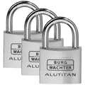 Produktbild: 3er Multipack Burg Wächter 36251 Vorhängeschloss 40.00 mm gleichschließend