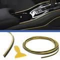 Produktbild: 5m Auto Innen Raum Dekoration Design Strip Line Zier Leiste Streifen Metallic Gold