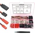 Produktbild: Servostecker Kabel Set, JR, JST, Futaba, RC, 40 Teile