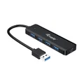 Produktbild: Equip 128959 USB-Hub 5 Port USB-A USB 3.0 5 GBit/s mit USB-C® Stecker Schwarz...