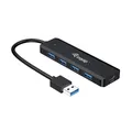 Produktbild: Equip 128959 USB-Hub 5 Port USB-A USB 3.0 5 GBit/s mit USB-C® Stecker Schwarz
