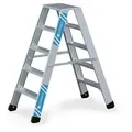 Produktbild: Stufen-Stehleiter Seventec B 2x5 Stufen L.1,2m Arbeits-H.2,65m G.7,5kg Zarges