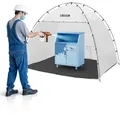 Produktbild: VEVOR tragbares Lackierkabinenzelt (233x172x190 cm Arbeitsbereich) Sprühfarbenzelt für Sprühmalerei, wasserfeste Farbkabine mit integriertem Boden & aufrollbarer Tür  für Schränke Stühle Tische
