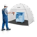Produktbild: VEVOR tragbares Lackierkabinenzelt (233x172x190 cm Arbeitsbereich) Sprühfarbenzelt für Sprühmalerei, wasserfeste Farbkabine mit integriertem Boden & aufrollbarer Tür für Schränke Stühle Tische
