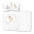 Produktbild: Disney Bambi & Klopfer Biber/Flanell Bettwäsche 80x80 135x200 cm 100% Baumwolle