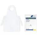 Produktbild: MediTrade Kittelschürze 50 PE-Einmalschürze geblockt einzeln abreißen aus LDPE weiß, (50-tlg) 160 x 81 cm