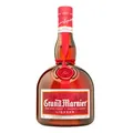 Produktbild: Grand Marnier Cordon Rouge, Cognac- und Orangenlikör, Für Margarita-Cocktails, vollmundig und frisch mit Zitrusnoten, 40 % Vol., 70 cl
